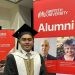 Abdul Rahman Imran mahasiswa alumni UNG yang menjadi lulusan terbaik di Griffith University, Queensland, Australia. (instagram @griffithalumni)