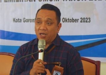 Ketua Bawaslu Kota Gorontalo Sukrin Saleh Taib.