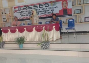 Anggota DPRD Provinsi Gorontalo Venny Anwar melaksanakan reses di Kecamatan Bilato, Kabupaten Gorontalo