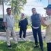 Anggota Komisi II DPRD Provinsi Gorontalo, Nasir Majid saat meninjau pemerinta bantuan sapi (istimewa)