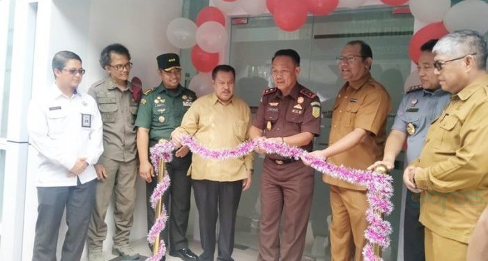 Peresmian Gedung PTSP Kejaksaan Tinggi Gorontalo, Senin (15/1/2024) (muhajir/gopos)