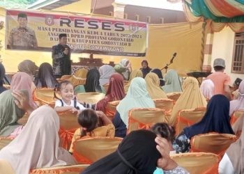 Anggota DPRD Provinsi Gorontalo Dapil Kabupaten Gorontalo B melaksanakan reses di Desa Sidodadi Kecamatan Boliyohuto, Kabupaten Gorontalo, Selasa (23/1/2024) (dok. pendamping)