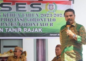 Pelaksanaan reses oleh Usman Tahir Rajak di Desa Ilomata, Kecamatan Bilato, Kabupaten Gorontalo, Jumat (26/12/2024). (istimewa)