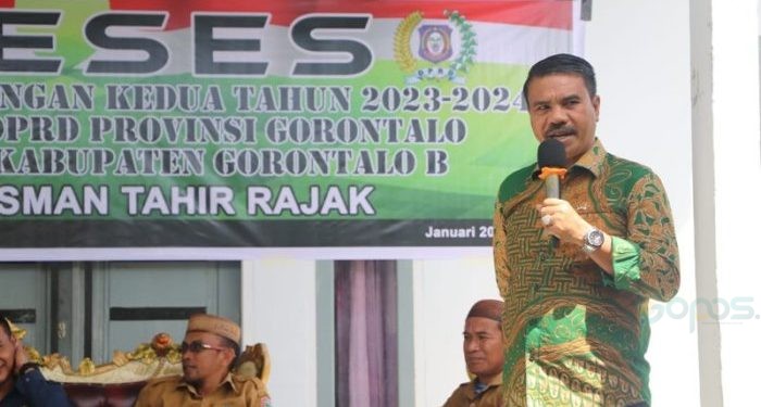 Pelaksanaan reses oleh Usman Tahir Rajak di Desa Ilomata, Kecamatan Bilato, Kabupaten Gorontalo, Jumat (26/12/2024). (istimewa)
