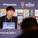 Pelatih Indonesia, Shin Tae-yong memberikan keterangan pers tentang kesiapan Timnas Garuda menjelang laga melawan Vietnam dalam lanjutan laga penyisihan Grup D Piala Asia 2023 (dok. pssi.org)