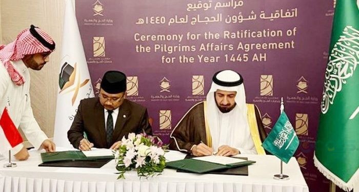 Penandatnganan Ta'limatul Hajj (dok. kemenag.go.id)