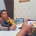 Kapolres Bone Bolango AKBP Muhammad Alli ketika memberikan keterangan pers, Jumat (12/1/2024).(F. Putra/gopos)