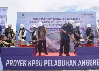 Groundbreaking Pembangunan Tahap 1 Pada Sisi Laut Resmi Dilakukan, PT Anggrek Gorontalo Internasional Terminal (AGIT) Transformasi Pelabuhan Anggrek Menuju Smart Green Port