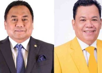 Calon Anggota DPR RI Roem Kono dan Rachmat Gobel. (Istimewa)