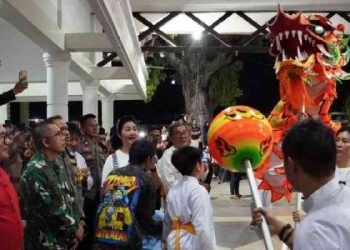 Cap Go Meh di Rudis Walikota Gorontalo.