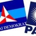 Ilustrasi: Partai Demokrat dan Partai Amanat Nasional (PAN)