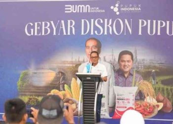 Pupuk Indonesia melalui PT Pupuk Kalimantan Timur (Pupuk Kaltim) menggelar program Gebyar Diskon Pupuk di Kabupaten Bone, Sulawesi Selatan..