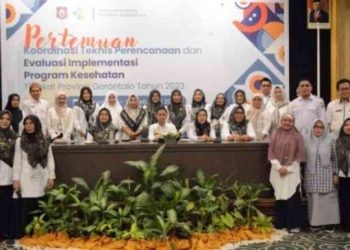 Dinas Kesehatan Provinsi Gorontalo menggelar pertemuan Kordinasi Teknis Perencanaan dan Evaluasi Implementasi Program Kesehatan, Kamis (31/01/2024) di Grand Q Hotel Kota Gorontalo.