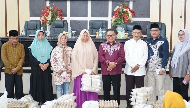 Badan Amil Zakat Nasional (BAZNAS) Kota Gorontalo kembali menyalurkan bantuan kepada warga.