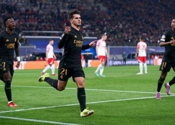 Brahim Diaz bawa Real Madrid menang 1-0 di kandang RB Leipzig (Getty Images/Mateo Villalba)