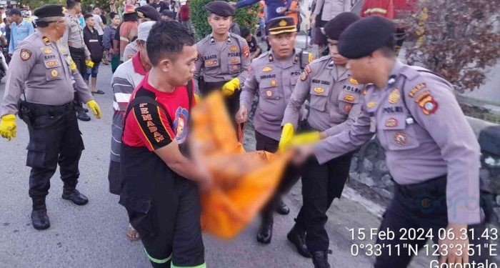 Seorang warga tewas dalam peristiwa kebakaran yang terjadi di Jl Pangeran Hidayat (JDS), Kelurahan Heledulaa Utara, Kecamatan Kota Timur, Kota Gorontalo, Kamis (15/2/2024).