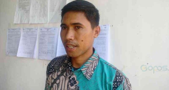 Ketua KPPS Desa Poowo Barat, Rahmat Walangadi dikonfirmasi, Rabu (21/2/2024).