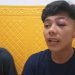 AAP (kanan) memberikan keterangan terkait kasus salah tangkap yang dialaminya.