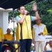 Ryan Kono mendeklarasikan diri sebagai calon wali kota Gorontalo untuk Pilwako Gorontalo 2024. (Syakir/Hulondalo.id)