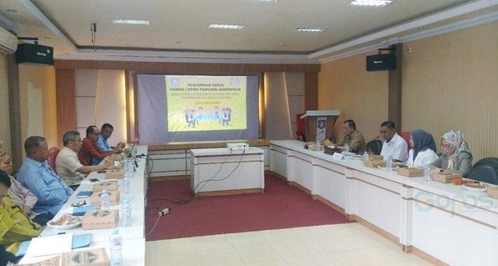 Kunjungan Komisi I Deprov Gorontalo di Dinas PMD Dukcapil Provinsi Gorontalo (muhajir/gopos)