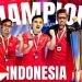 Timnas Indonesia juara eAsian Cup 2023 usai mengalahkan Jepang di final bersejarah di Virtuocity Arena Doha, Qatar, Senin (6/2/2024) dini hari WIB. [Dok. AFC]