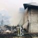 Satu rumah di Kelurahan Liluwo, Kecamatan Kota Tengah, Kota Gorontalo terbakar, Senin (19/2/2024).(F. Rama/gopos)