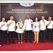 Panitia Sembilan penilaian wawancara Paritrana Award tingkat Provinsi Gorontalo tahun penilaian 2023 yang dipimpin Sekretaris Daerah Provinsi Gorontalo Sofian Ibrahim. (F.Fikri/humasprov)