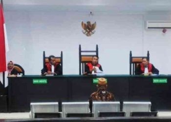 Yusar Laya di Vonis 12 Tahun Penjara saat sidang di Pengadilan (Tipikor) dan Hubungan Industrial saat agenda pembacaan putusan, Kamis 21/3/2024