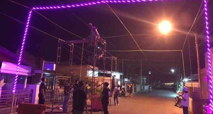 Pemuda Kelurahan Ipilo yang menyebut nama mereka dengan sebutan Alex Ipilo mulai menpersiapkan Festival Tombilotohe