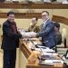 Suasana Raker dan RDP bersama Komisi II DPR RI terkait RPP Manajemen ASN, di Jakarta, Rabu (13/3/2024). (foto: hms/kemenpan-rb)