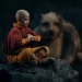 Gordon Cormier Sebagai Aang Dalam 'Avatar The Last Airbender'. (Netflix)