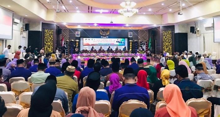 Suasana rapat Paripurna memperingati HUT Kota Gorontalo ke 296.