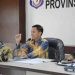 Kepala Dinas Kesehatan Provinsi Gorontalo Anang S. Otoluwa memberikan arahan pada Pertemuan Posyandu Terintegrasi dengan Dinas Kesehatan Kota Gorontalo dan Puskesmas.