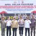 Jajaran Pimpinan Forkopimda Provinsi Gorontalo pada apel gelar perkara pasukan operasi keselamatan otanaha tahun 2024, Sabtu (2/3/2024) (muhajir/gopos)
