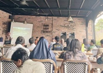 FGD transisi energi strategi bersama CSO mendukung upaya pengurangan emisi di Gorontalo, Sabtu (3/3/2024) (muhajir/gopos)