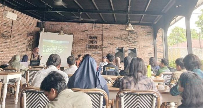 FGD transisi energi strategi bersama CSO mendukung upaya pengurangan emisi di Gorontalo, Sabtu (3/3/2024) (muhajir/gopos)