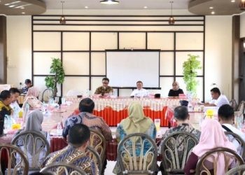 Rapat Pansus DPRD Provinsi Gorontalo untuk laporan pertanggungjawaban Gubernur Gorontalo Tahun 2023 bersama OPD Pemprov Gorontalo, Jumat (8/3/2024) (hms/deprov)