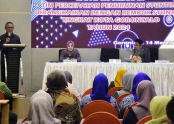 Sekretaris Daerah (Sekda) Kota Gorontalo, Ismail Madjid sangat yakin persentase stunting di Kota Gorontalo bisa turun hingga dibawah 14 persen.