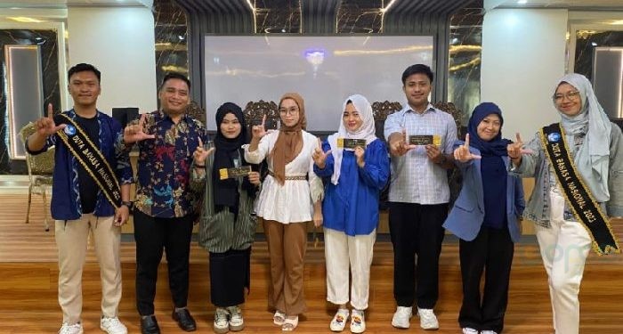 Pelaksanaan kegiatan wicara, sosialisasi, dan audisi langsung Duta Bahasa Provinsi Gorontalo di Lingkungan Kampus UNBITA, Rabu (20/3/2024)
