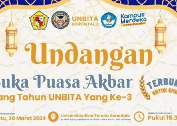Undangan buka puasa akbar di UNBITA Gorontalo (dok. unbita)