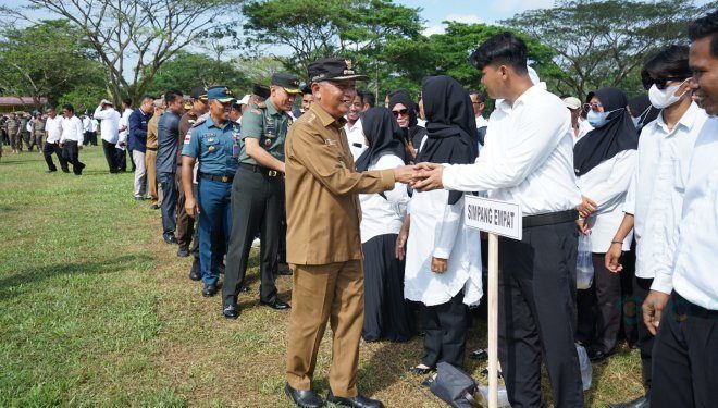 Bupati Asahan Kukuhkan Satlinmas Kabupaten Asahan