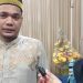 Kepala LLDIKTI Wilayah 16 Gorontalo, Munawir Sadzali Razak bersama Rektor UNBITA Gorontalo, Dr. Ellys Rachman saat diwawancarai awak media, Sabtu (30/3/2024) (muhajir/gopos)