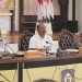 Sekretaris Daerah Provinsi Gorontalo Sofian Ibrahim saat memimpin Rakor Kesiapan Angkutan Lebaran 2024.(F. Humasprov)