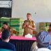 Bupati Pohuwato, Saipul Mbuinga, memberikan sambutan pemberian bantuan benih jagung terhadap masyarakat Kecamatan Dengilo, Senin (25/03/2024). (F. Iwan Karim)