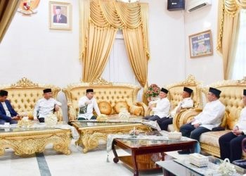 Kegiatan silaturahmi antara unsur Forkopimda Provinsi Gorontalo, Minggu (24/3/2024).