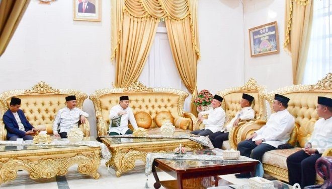 Kegiatan silaturahmi antara unsur Forkopimda Provinsi Gorontalo, Minggu (24/3/2024).
