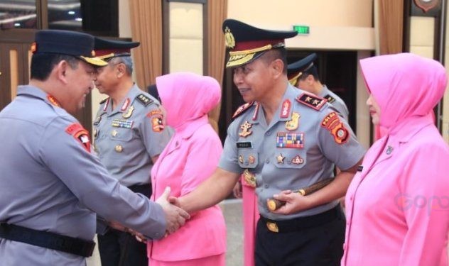 Kapolda Gorontalo Irjen Pol Pudji Prasetijanto Hadi usai upacara Korps Raport di Mabes Polri, Rabu (27/3/2024).