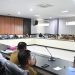 Suasana rapat Pansus LKPJ Walikota Gorontalo 2023 di Aula DPRD Kota Gorontalo.