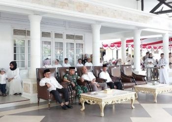 Suasana Tasyakuran HUT Kota Gorontalo ke 296 yang digelar oleh Pemerintah Kota Gorontalo, Sabtu (23/3/2024)