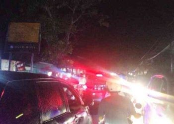 Sejumlah wilayah di Kota Gorontalo mengalami kemacetan. Rama/Gopos